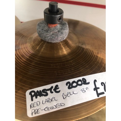 Paiste 2002 Red Label Bell 8" Preowned by 